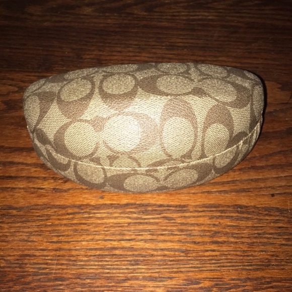 Coach hard shell eye glass holder 6.5 in - Picture 2 of 6